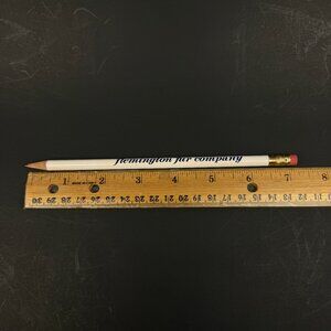 Vtg Flemington Fur Company New Jersey Wooden Pencil Used Sharpened Advertisement